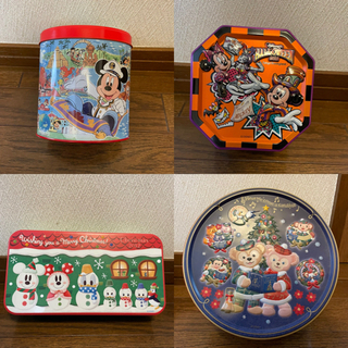 ディズニー　お菓子の缶　4つで100円