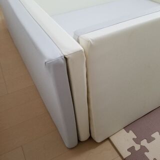 caraz カラズ　ベビーサークルマット　クリームグレイ　フロアープレイマット2の画像