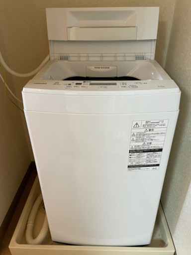 【TOSHIBA2019年製】洗濯機3000円でお譲りします！！