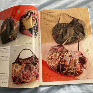 和調プリントの服と小物の手作り本の画像