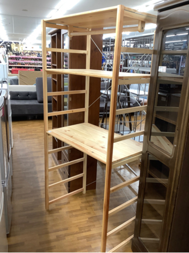 ユニットシェルフ　無印良品　ハンガーラック　ナチュラル　パイン材　351
