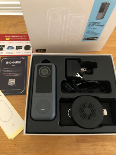 wifiインターホン 2kフルHD ビデオドアホン XTUドアベル