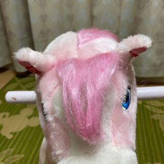 ロッキングホース/女の子用/かわいい/中古品の画像
