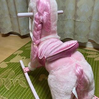 ロッキングホース/女の子用/かわいい/中古品の画像