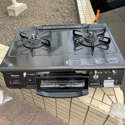 パロマ　ガスコンロ2口　プロパン用　