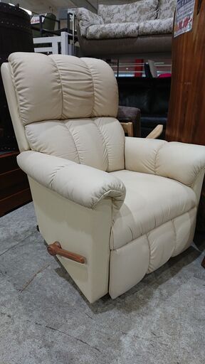 10/9販売済！LA-Z-BOY｜レイジーボーイ｜座面本革｜ロッキングリクライナー