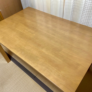 天然木　ローテーブル　長さ120cm高さ37cm