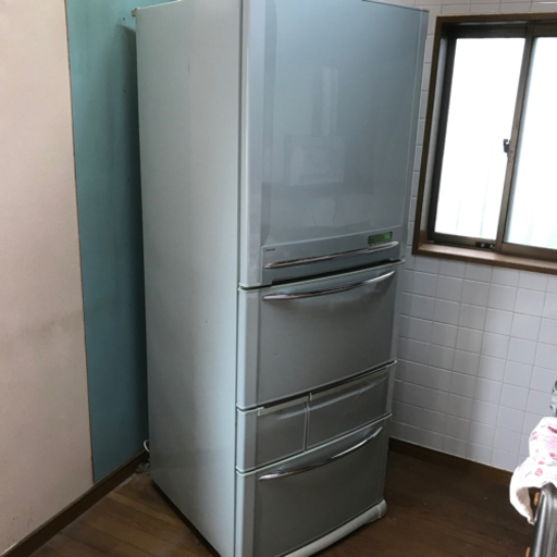 製氷可 東芝ノンフロン冷凍冷蔵庫　GR-NF465G　2004年製★稼働中古品