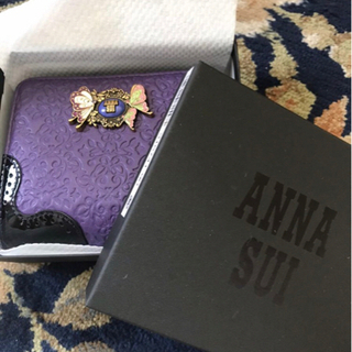 鬼滅の刃　ANNA SUI 財布　折りたたみ　胡蝶しのぶの画像