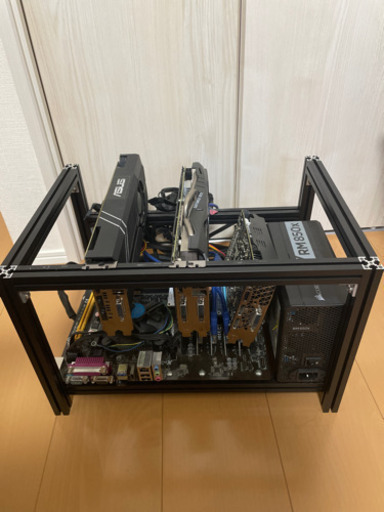 マイニングリグ　GTX1060(6GB)×3