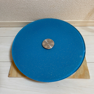 o.【新】チンチラ　床置きタイプのサイレント円盤型回し車　クリア　2点 チンチラ 床置きタイプのサイレント円盤型回し車 透明