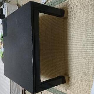 四角のローテーブル(黒)