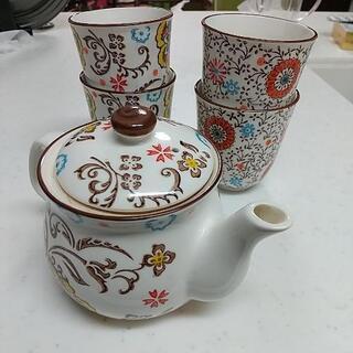 急須、湯飲み4つセット
