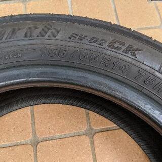 155/65R14夏タイヤ2本セットの画像