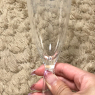 【新品未使用】組み立てシャンパングラスの画像