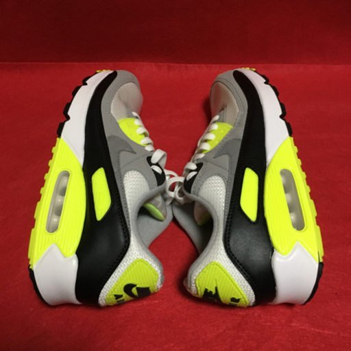 取引終了NIKE ナイキ エアマックス 90 展示品 ホワイト グレー イエロー ブラック CD0881-103 27 センチ 画像参
