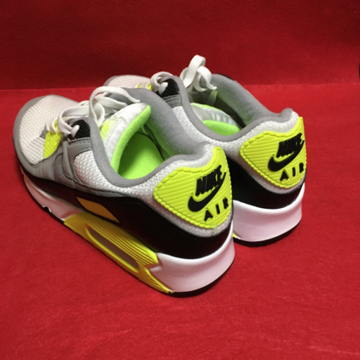 取引終了NIKE ナイキ エアマックス 90 展示品 ホワイト グレー イエロー ブラック CD0881-103 27 センチ 画像参