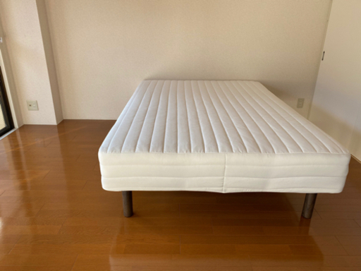 【美品】無印　脚付きマットレス　ダブル