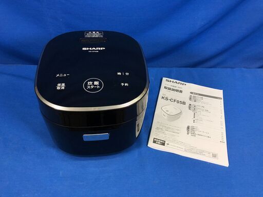 【動作保証あり】SHARP 2020年 KS-CF05B 3合炊き マイコン炊飯器【管理KRK484】