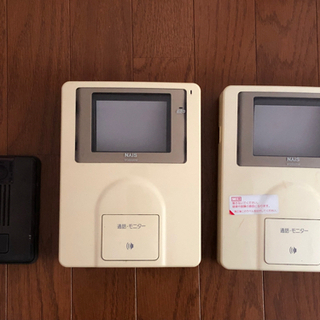 古いテレビドアホン