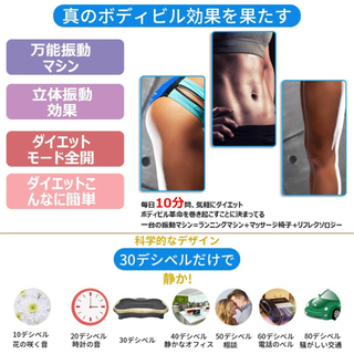 ぶるぶる振動マシーン　マット付きの画像