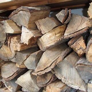 【在庫あり】キャンプなどに☆広葉樹　乾燥薪　ダンボール1箱分の画像
