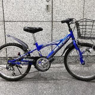 値下げします!　20型　ジュニア　自転車　6段ギア　オートライト