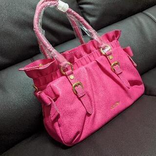 新品！廃盤！サマンサタバサ

リボンフリル2WAYトートバッグ☆ピンク