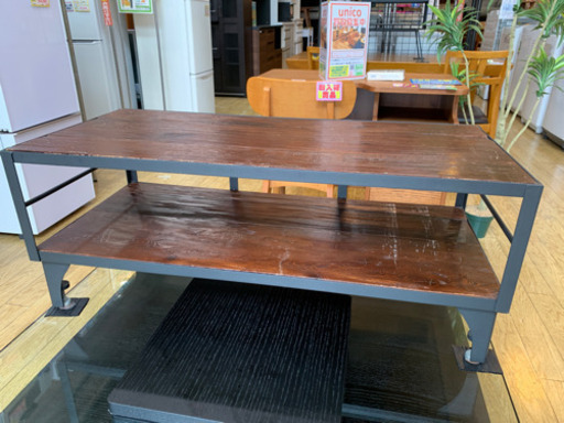 9/18 値下げ⭐️ブルックリンStyle⭐️ジャーナルスタンダード ファニチャー テレビボード CALVI オーク材 アイアン journal standard Furniture カルビ