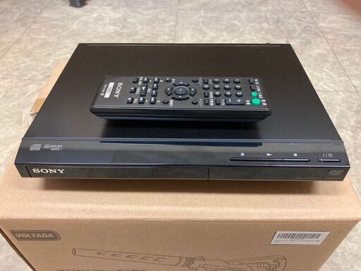 【美品】DVDプレーヤー SONY DVP-SR20 CD DVD 2020年 ソニー 家電 小型 シンプル