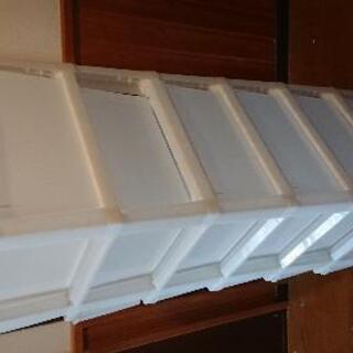 キャスター付◆プラ引き出し6段収納の画像