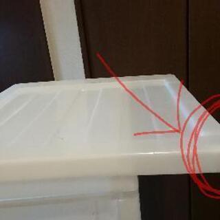 キャスター付◆プラ引き出し6段収納の画像