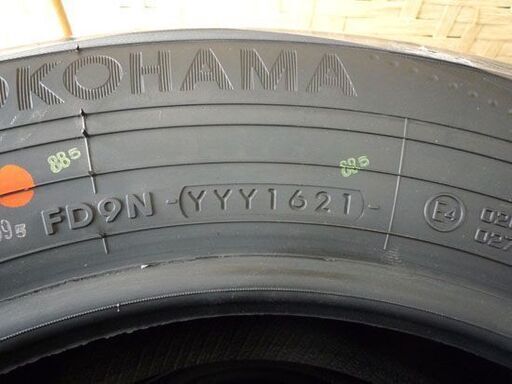 未使用 ヨコハマ ブルーアース RV-02 15インチ 夏タイヤ４本セット 2021年製 195/65R 15 91H 札幌市手稲区