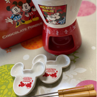 ミッキーマウス　チョコレートandチーズフォンデュセットの画像
