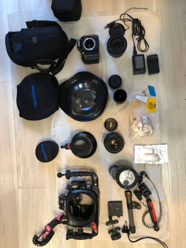 NikonD90 デジカメ一眼レフ　Nauticamハウジング　ダイビング