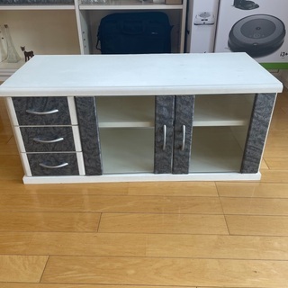 テレビ台　80cm(幅)×35cm(奥行)×34cm(高さ)の画像