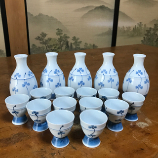 徳利　猪口 重山作