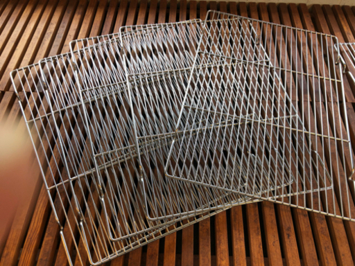 パン屋、ケーキ屋必見！【網とアルミ鉄板のセット】網×10枚 8取り鉄板×24枚　パン屋　ケーキ屋