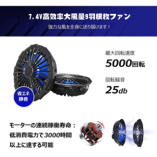 空調服　新品　バッテリー付きの画像