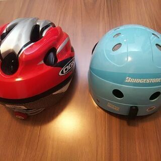 子供用、自転車用ヘルメットの画像