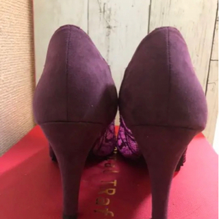 エスペランサ　レース　パンプス　22cmの画像