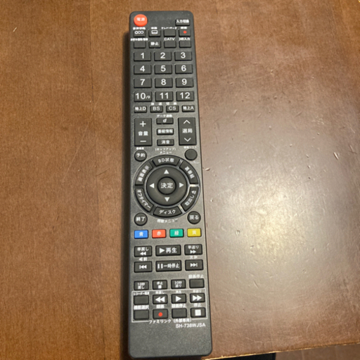TV リモコン　SH-783WJSA