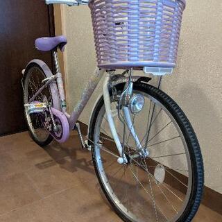 【中古】自転車 22インチ 女の子 ブリヂストン エコパル 2016