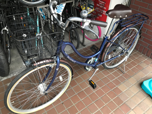 26インチ　外装6段変速　ledオートライト付き