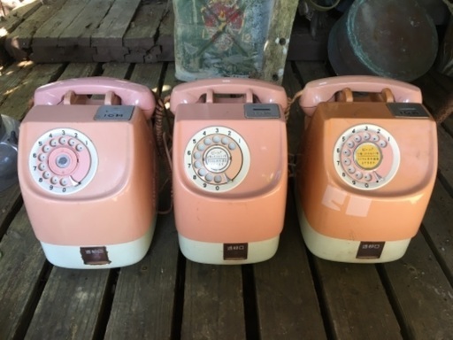 レトロな公衆電話
