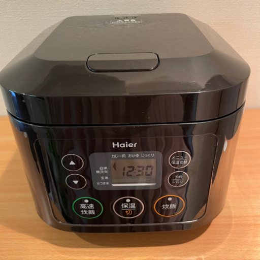 【お取引中】炊飯器　ハイアール　Haier 3合炊き