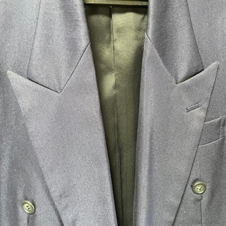 中古　ダブルのジャケット　M ネイビーの画像