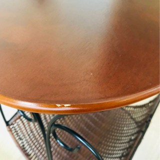 【定価1万円程度、購入1年未満】マガジンラック　テーブル　アイアン　アジアン　エスニックの画像