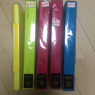 写真 フォトアルバム　Lサイズ　300枚用４冊　　２４０枚用１冊