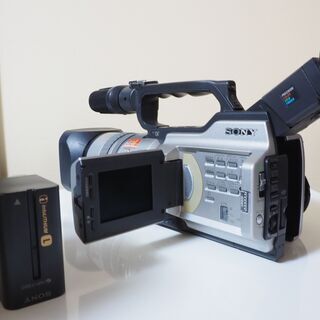 sony　ハンディカム　プロ仕様　DCR-VX2000　スタンド付きの画像